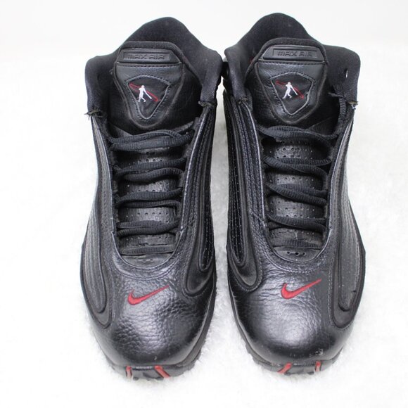 Nike Air Griffey Max GD 2 Shoes Mens 9.5 Black Varsity Red Lace Up Sneakers - Picture 1 of 14